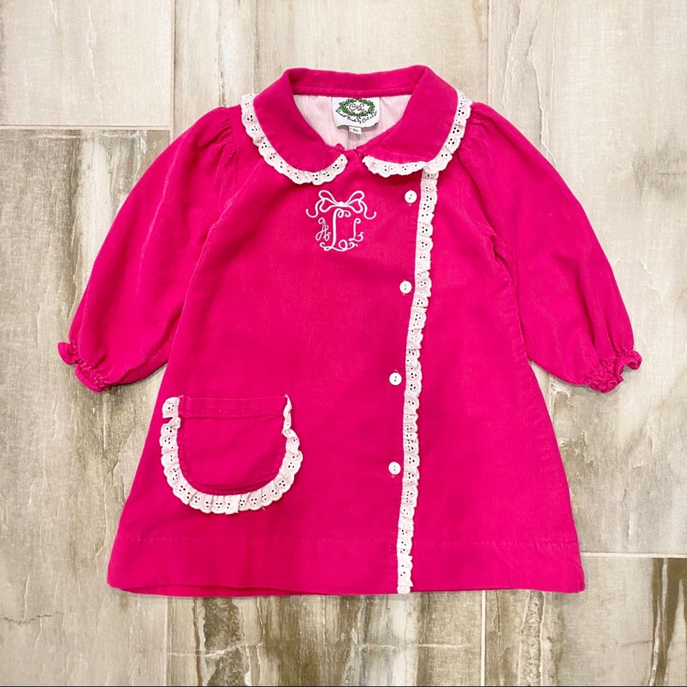 Cecil & Lou Pink Corduroy Jacket Coat 2T Boutique